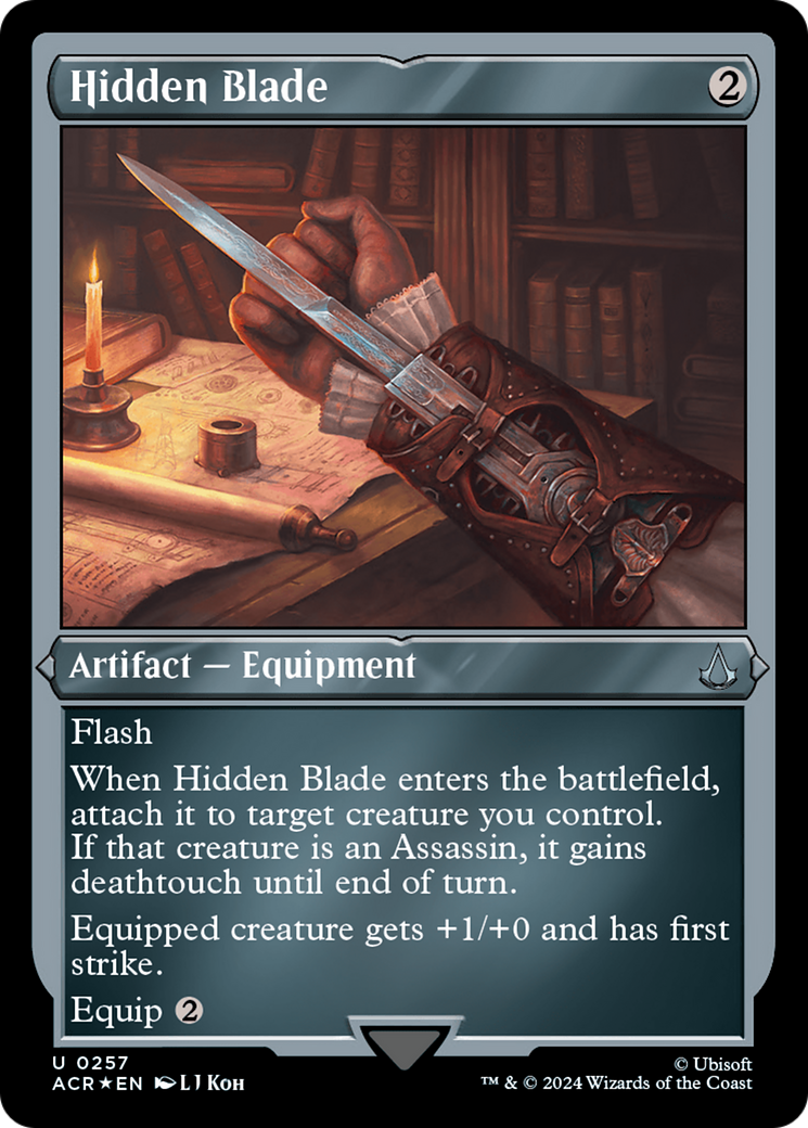 Hidden Blade (Foil Etched) [Assassin's Creed] | Kessel Run Games Inc. 