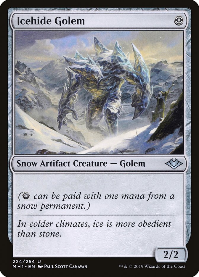 Icehide Golem [Modern Horizons] | Kessel Run Games Inc. 