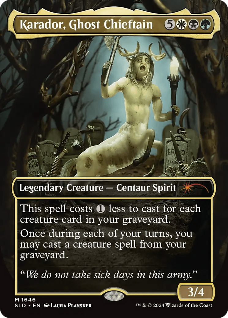 Karador, Ghost Chieftain (Rainbow Foil) [Secret Lair Drop Series] | Kessel Run Games Inc. 