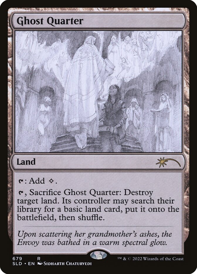 Ghost Quarter (Sketch) [Secret Lair Drop Promos] | Kessel Run Games Inc. 