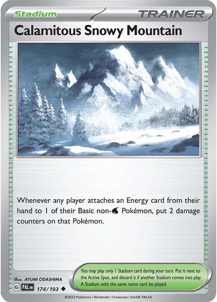 Calamitous Snowy Mountain (174/193) [Scarlet & Violet: Paldea Evolved] | Kessel Run Games Inc. 