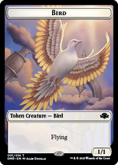 Elephant // Bird Double-Sided Token [Dominaria Remastered Tokens] | Kessel Run Games Inc. 