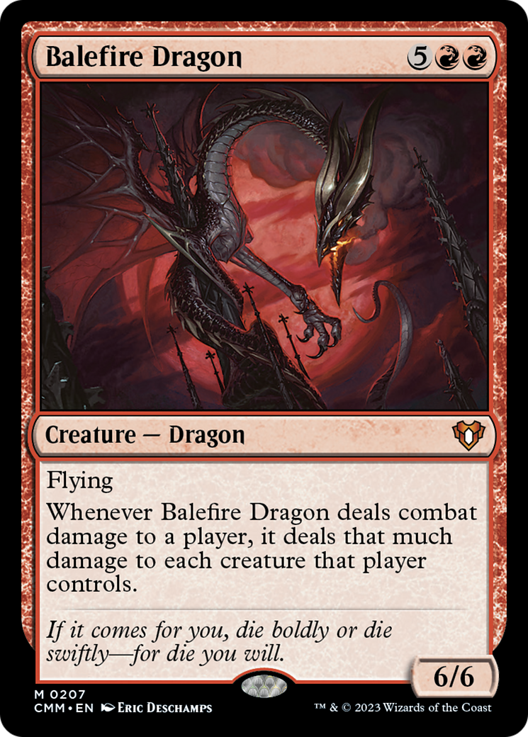 Balefire Dragon [Commander Masters] | Kessel Run Games Inc. 