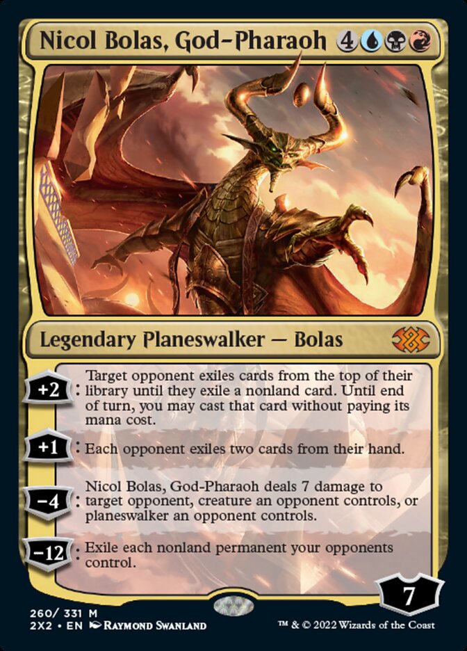 Nicol Bolas, God-Pharaoh [Double Masters 2022] | Kessel Run Games Inc. 