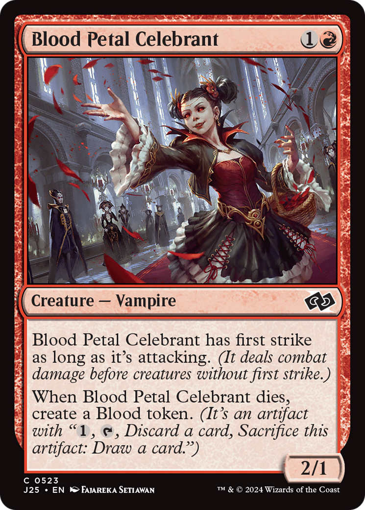 Blood Petal Celebrant [Foundations Jumpstart] | Kessel Run Games Inc. 