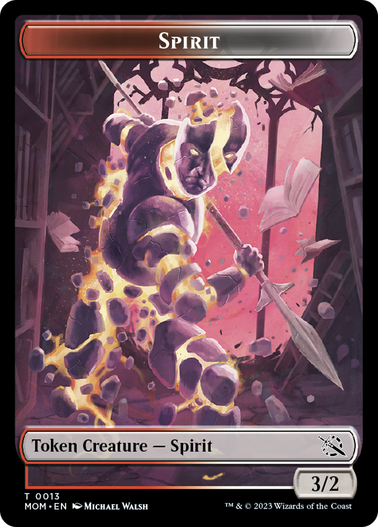 Spirit Token (13) [March of the Machine Tokens] | Kessel Run Games Inc. 