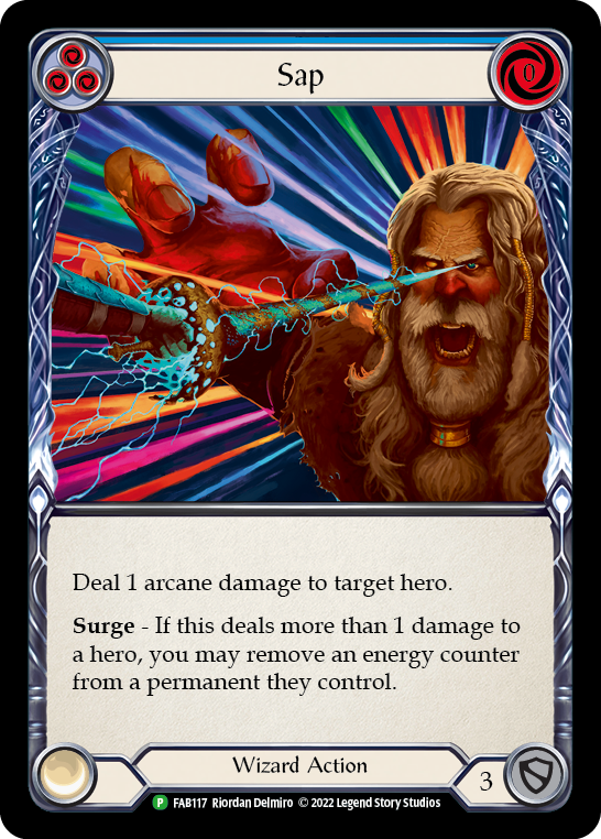 Sap (Blue) [FAB117] (Promo)  Rainbow Foil | Kessel Run Games Inc. 