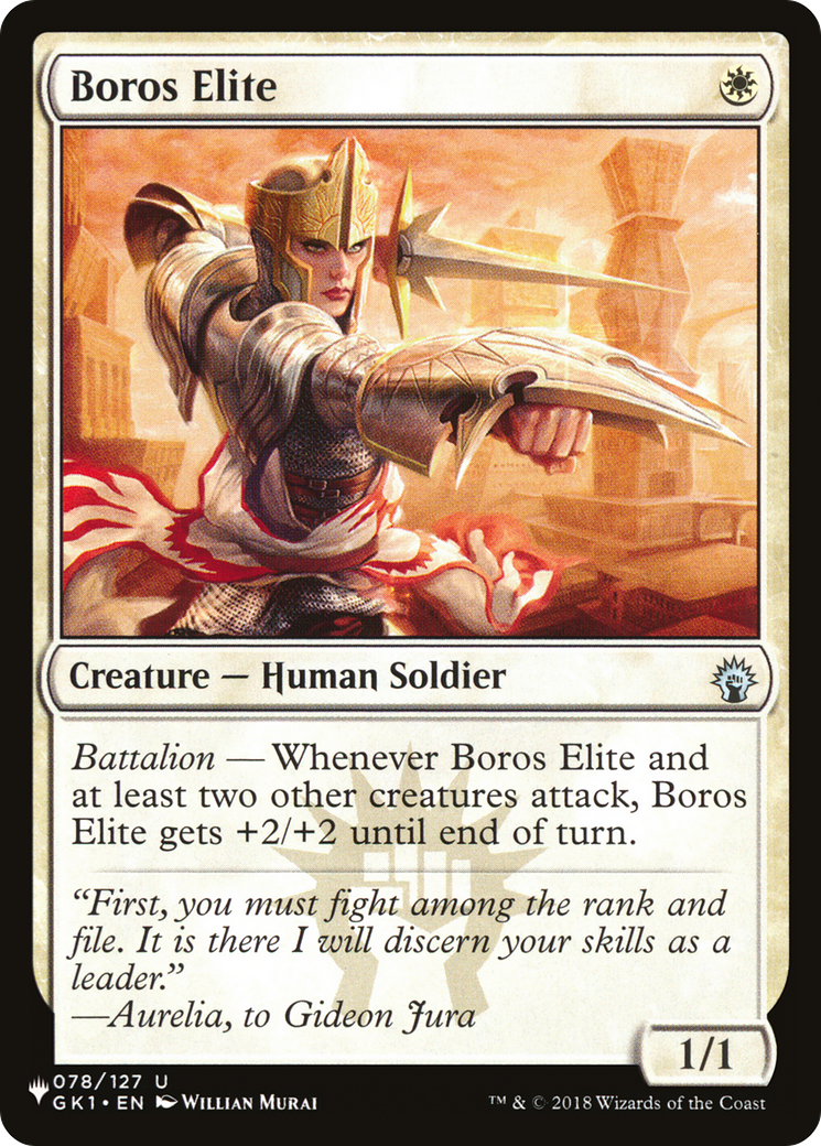 Boros Elite [The List Reprints] | Kessel Run Games Inc. 