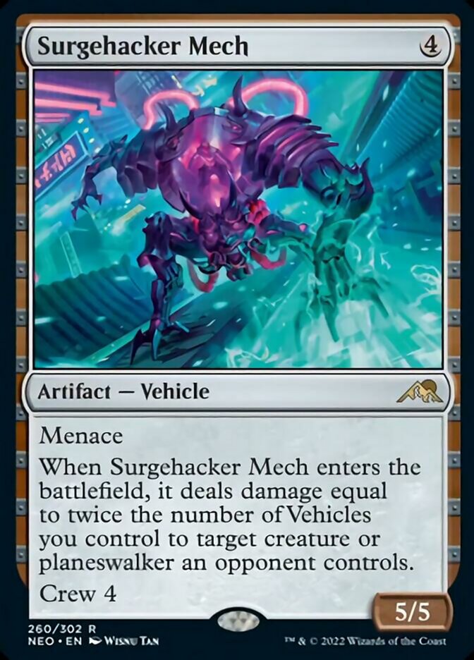 Surgehacker Mech [Kamigawa: Neon Dynasty] | Kessel Run Games Inc. 