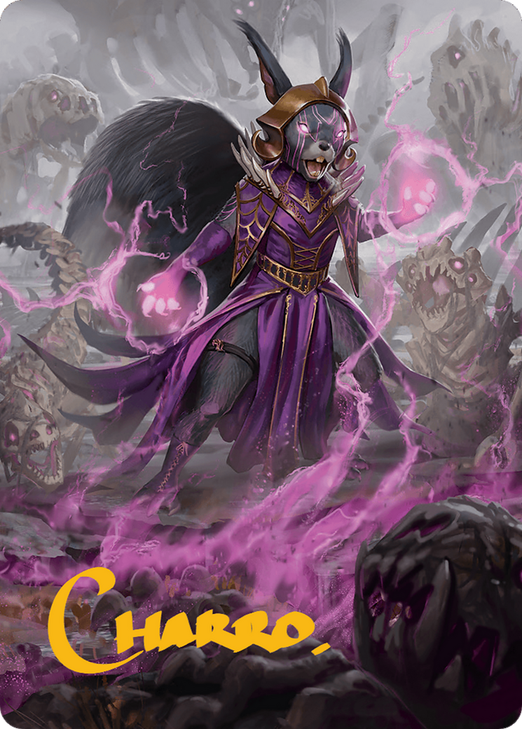 Liliana of the Dark Realms Art Card (Gold-Stamped Signature) [Bloomburrow Art Series] | Kessel Run Games Inc. 