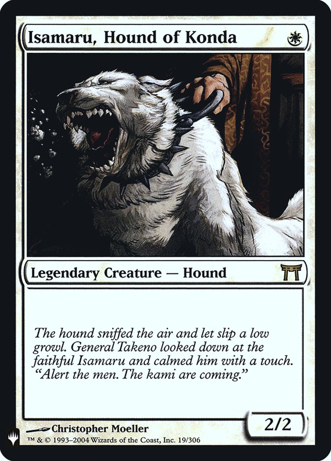 Isamaru, Hound of Konda [Mystery Booster] | Kessel Run Games Inc. 