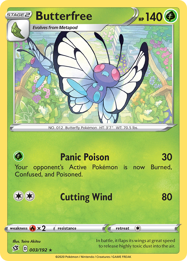 Butterfree (003/192) [Sword & Shield: Rebel Clash] | Kessel Run Games Inc. 