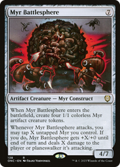 Myr Battlesphere [Phyrexia: All Will Be One Commander] | Kessel Run Games Inc. 