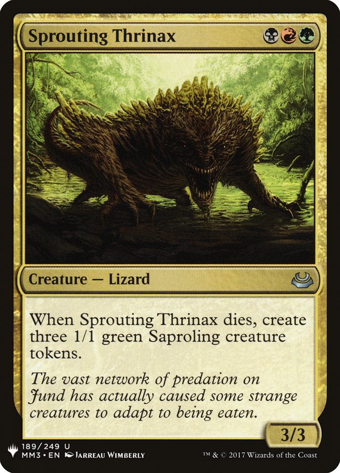 Sprouting Thrinax [Mystery Booster] | Kessel Run Games Inc. 