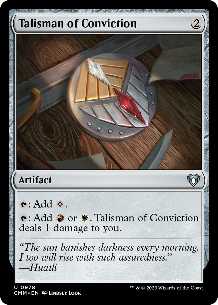 Talisman of Conviction [Commander Masters] | Kessel Run Games Inc. 