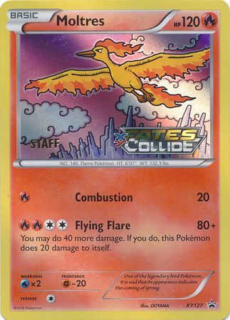 Moltres (XY127) (Staff) [XY: Black Star Promos] | Kessel Run Games Inc. 