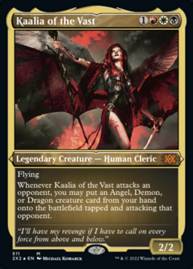 Kaalia of the Vast (Foil Etched) [Double Masters 2022] | Kessel Run Games Inc. 