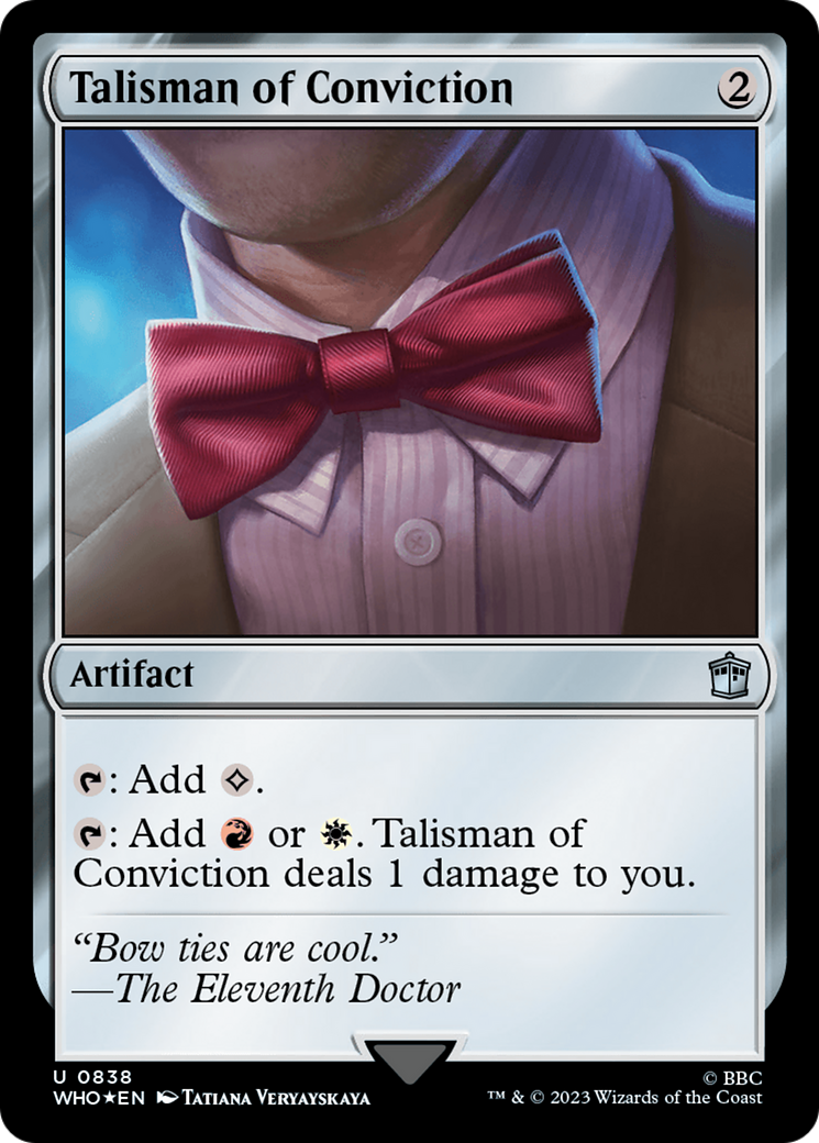 Talisman of Conviction (Surge Foil) [Doctor Who] | Kessel Run Games Inc. 