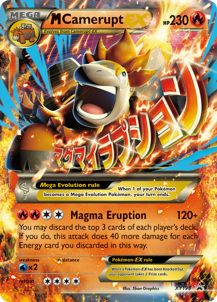 M Camerupt EX (XY198) [XY: Black Star Promos] | Kessel Run Games Inc. 