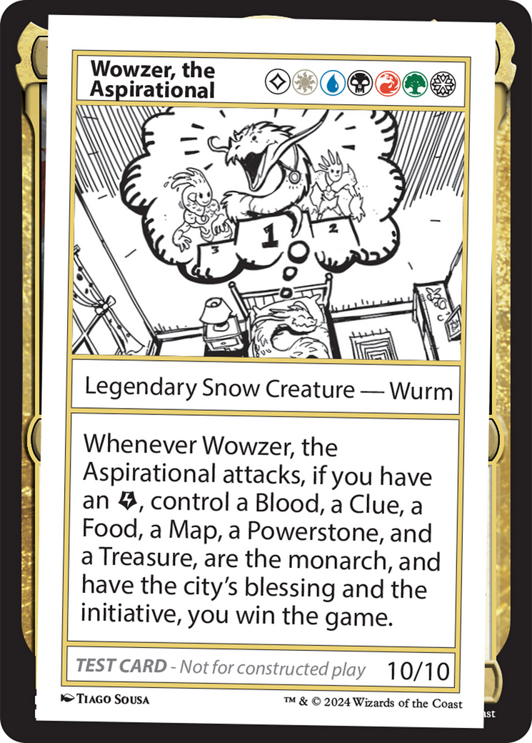 Wowzer, the Aspirational [Mystery Booster 2 Playtest Cards] | Kessel Run Games Inc. 