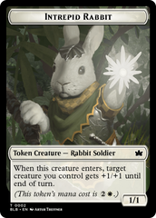 Bat // Intrepid Rabbit Double-Sided Token [Bloomburrow Tokens] | Kessel Run Games Inc. 