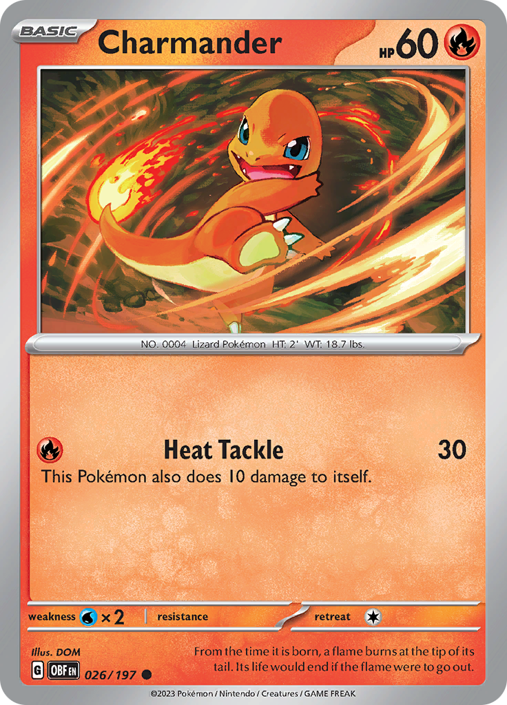 Charmander (026/197) [Scarlet & Violet: Obsidian Flames] | Kessel Run Games Inc. 