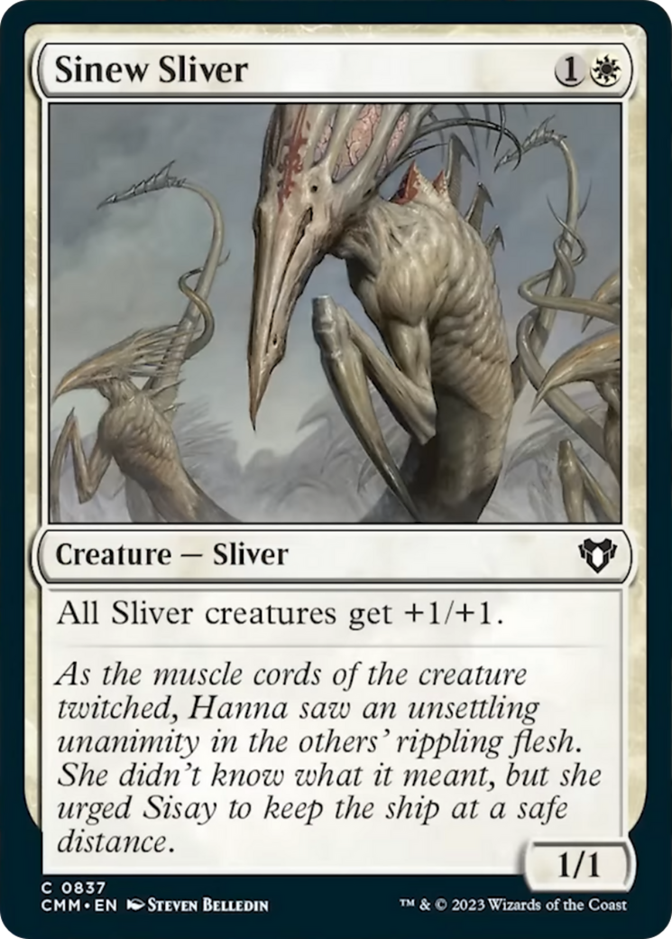 Sinew Sliver [Commander Masters] | Kessel Run Games Inc. 