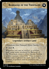 Thousand Moons Smithy // Barracks of the Thousand [The Lost Caverns of Ixalan] | Kessel Run Games Inc. 