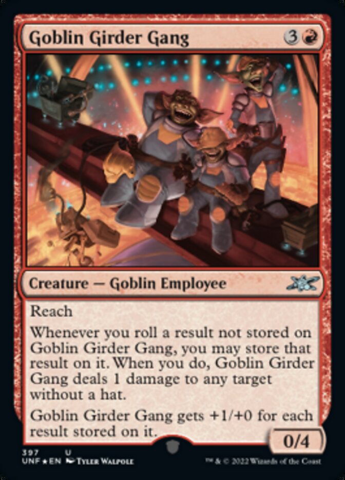 Goblin Girder Gang (Galaxy Foil) [Unfinity] | Kessel Run Games Inc. 