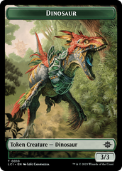 Gnome // Dinosaur (0010) Double-Sided Token [The Lost Caverns of Ixalan Tokens] | Kessel Run Games Inc. 