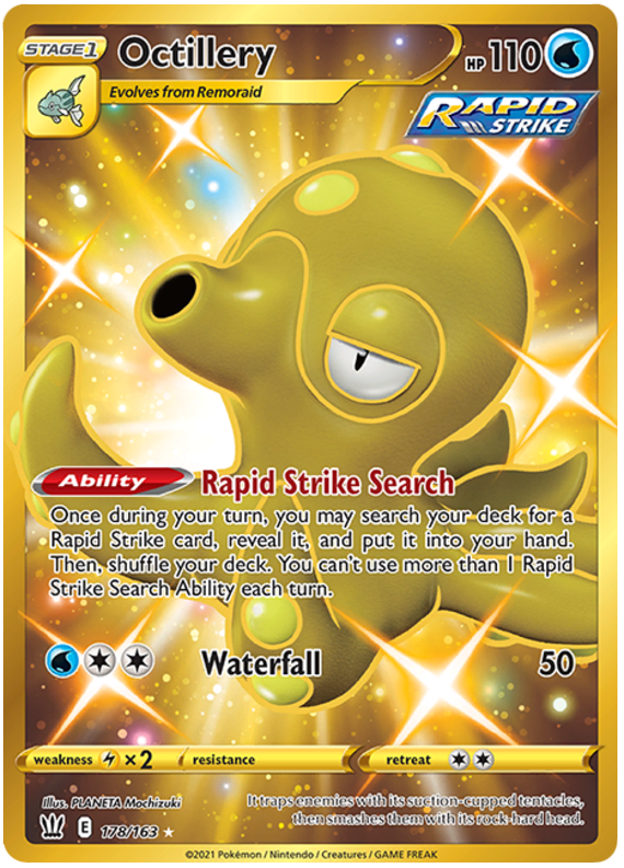 Octillery (178/163) [Sword & Shield: Battle Styles] | Kessel Run Games Inc. 