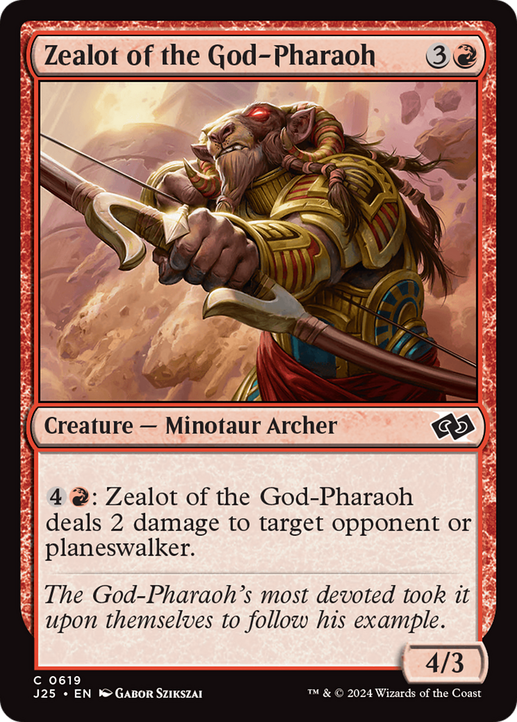 Zealot of the God-Pharaoh [Foundations Jumpstart] | Kessel Run Games Inc. 