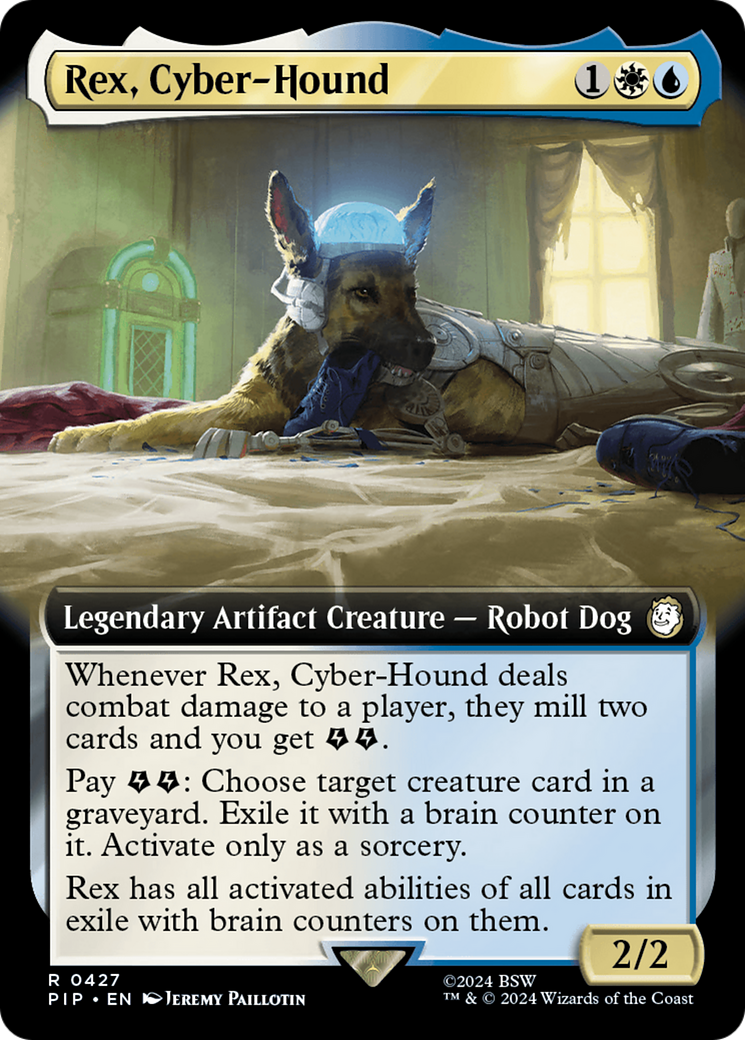 Rex, Cyber-Hound (Extended Art) [Fallout] | Kessel Run Games Inc. 