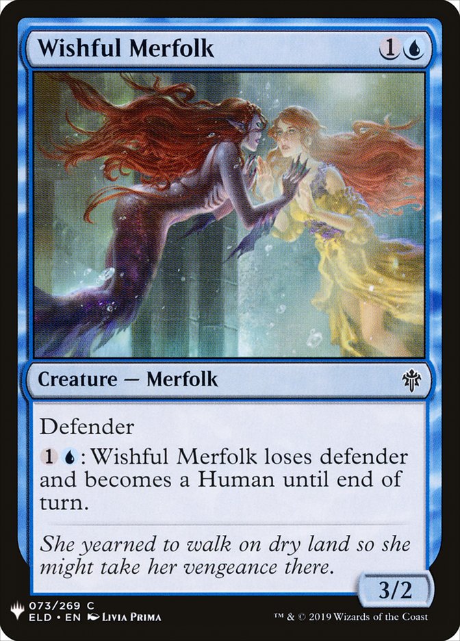 Wishful Merfolk [Mystery Booster] | Kessel Run Games Inc. 