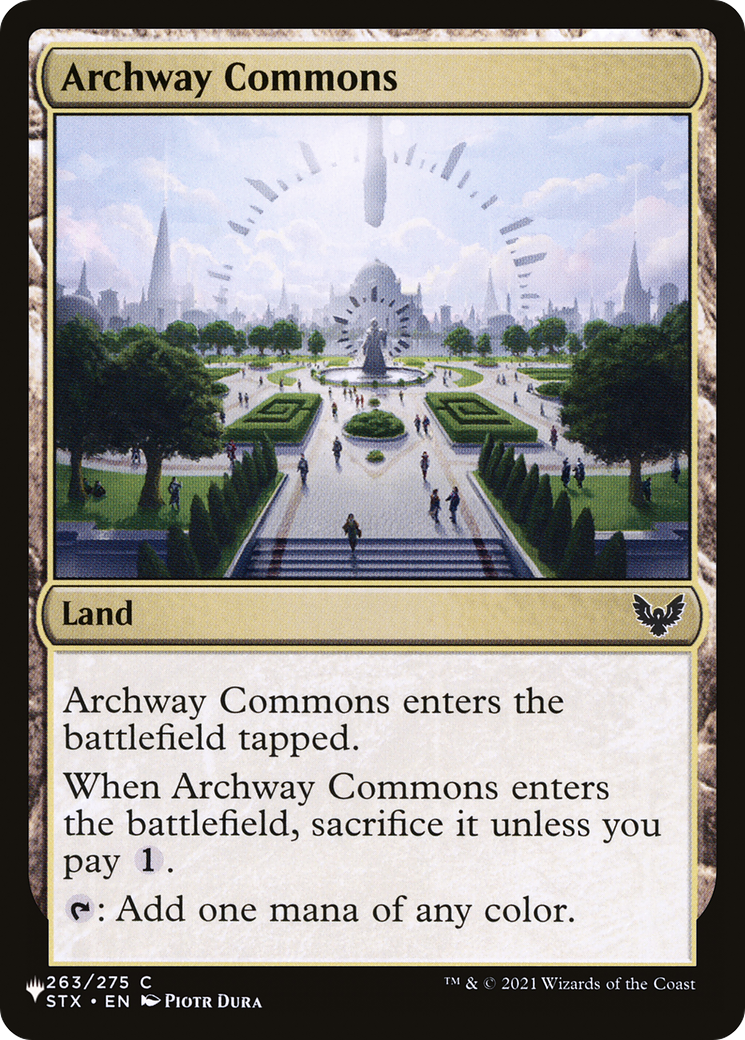 Archway Commons [The List Reprints] | Kessel Run Games Inc. 