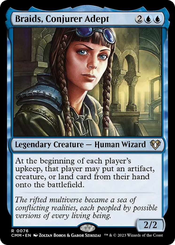 Braids, Conjurer Adept [Commander Masters] | Kessel Run Games Inc. 