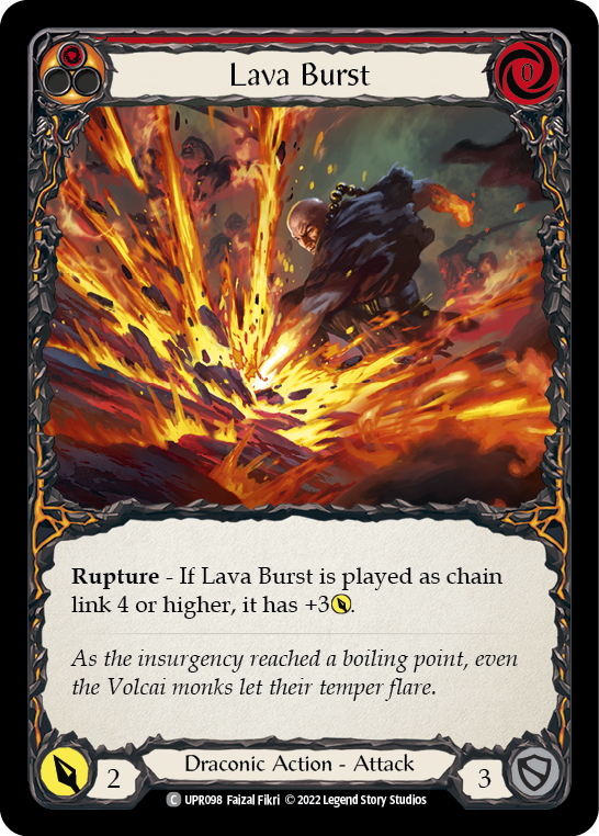 Lava Burst [UPR098] (Uprising) | Kessel Run Games Inc. 