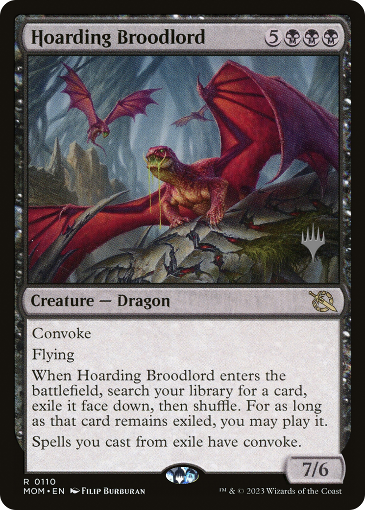 Hoarding Broodlord (Promo Pack) [March of the Machine Promos] | Kessel Run Games Inc. 