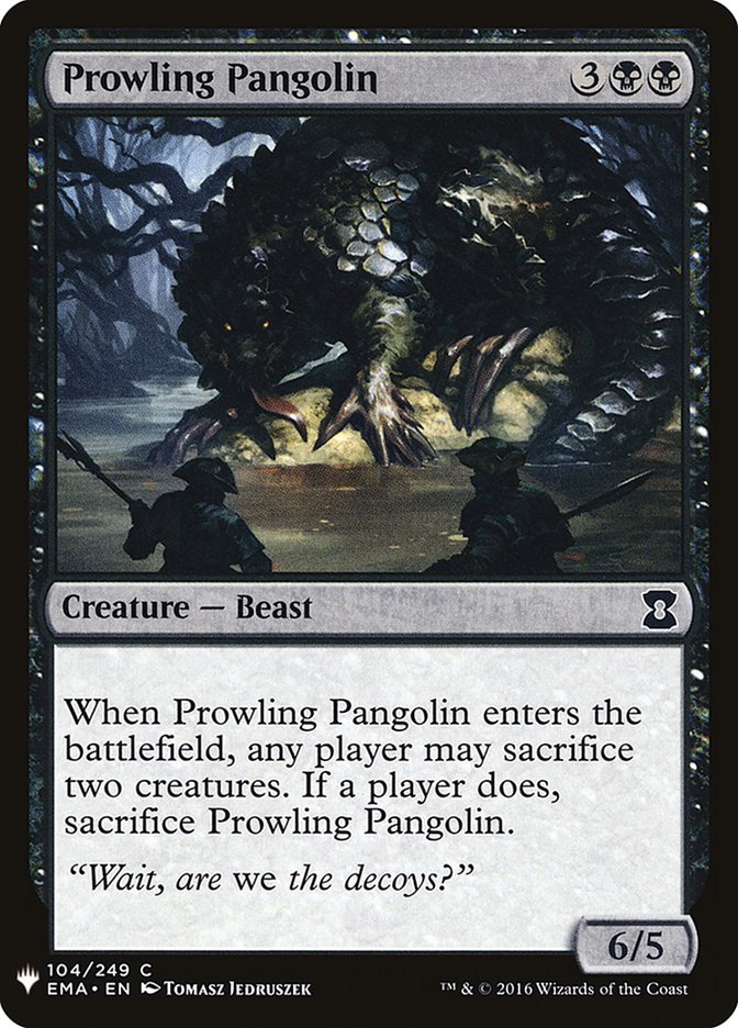 Prowling Pangolin [Mystery Booster] | Kessel Run Games Inc. 