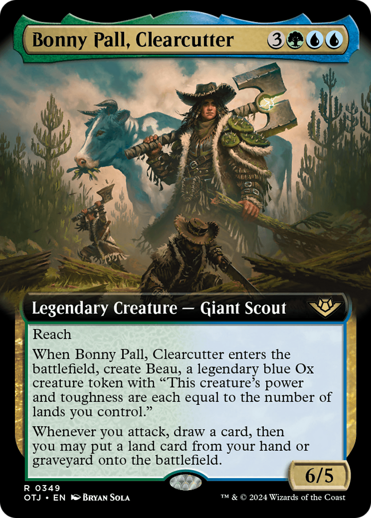 Bonny Pall, Clearcutter (Extended Art) [Outlaws of Thunder Junction] | Kessel Run Games Inc. 