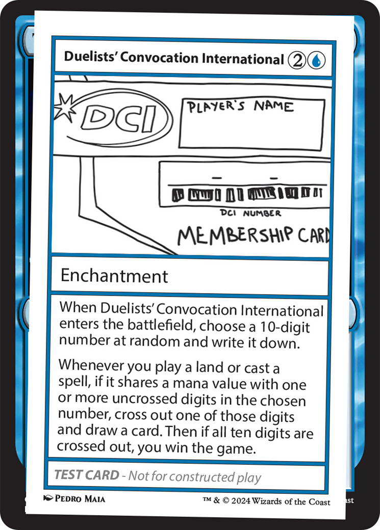 Duelists' Convocation International [Mystery Booster 2 Playtest Cards] | Kessel Run Games Inc. 