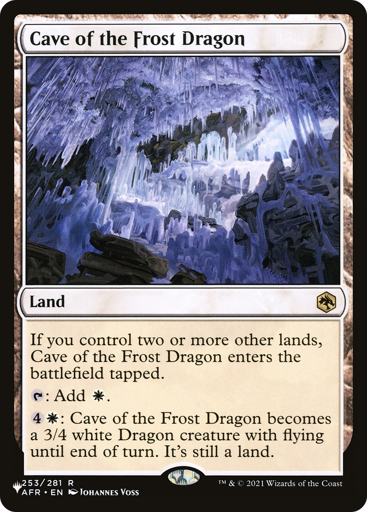 Cave of the Frost Dragon [The List] | Kessel Run Games Inc. 