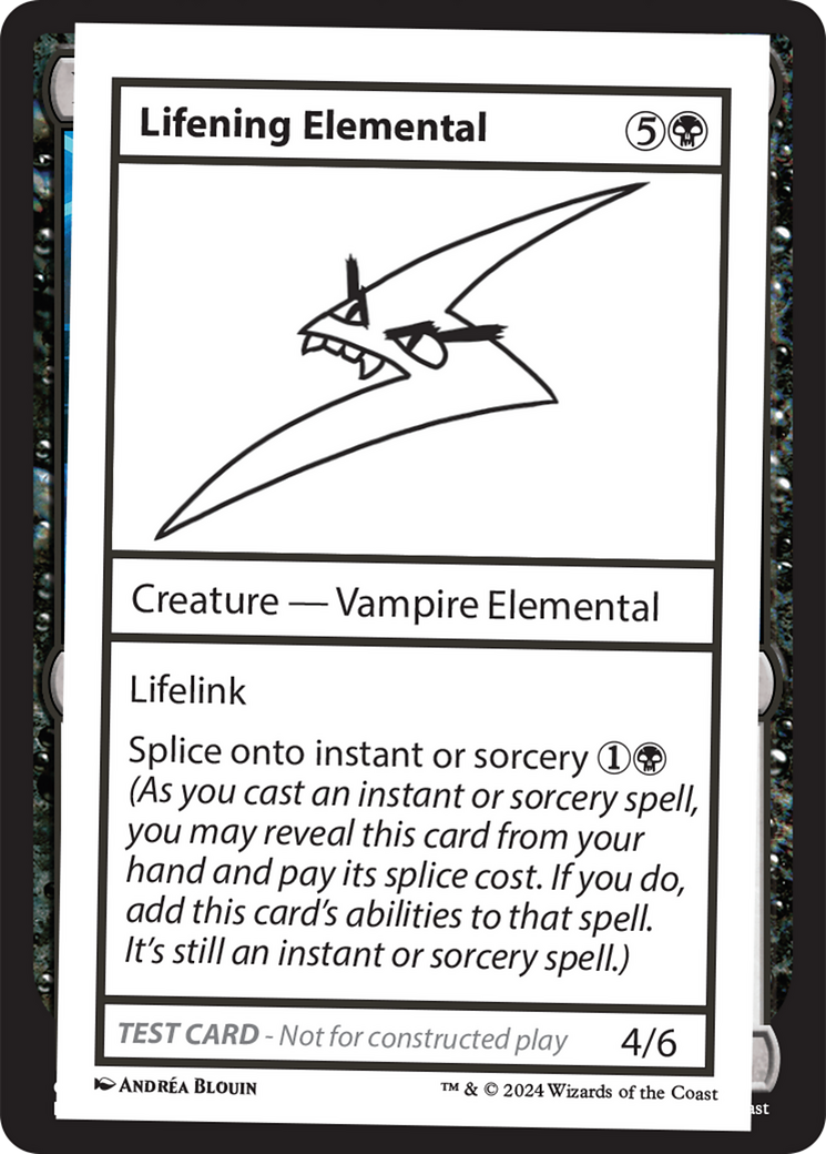 Lifening Elemental [Mystery Booster 2 Playtest Cards] | Kessel Run Games Inc. 