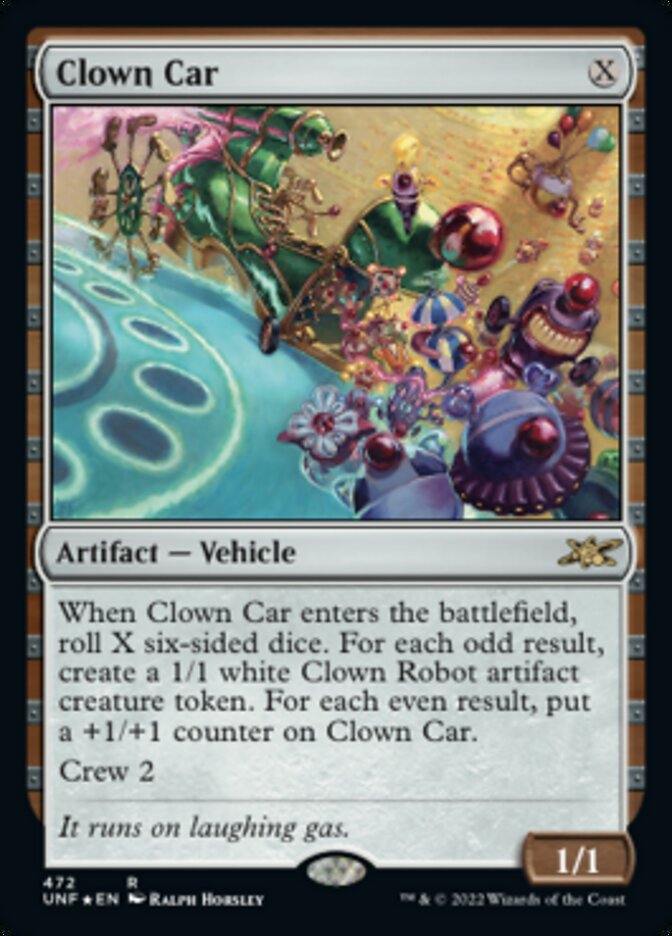 Clown Car (Galaxy Foil) [Unfinity] | Kessel Run Games Inc. 