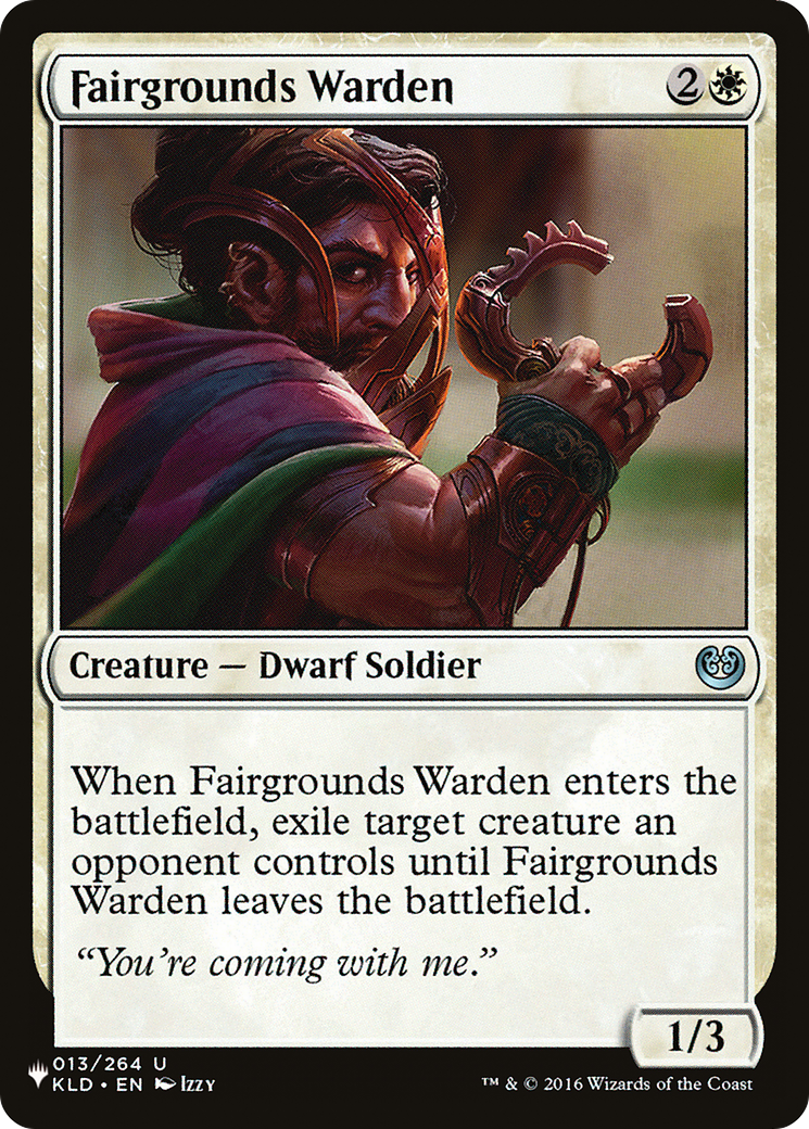 Fairgrounds Warden [The List Reprints] | Kessel Run Games Inc. 