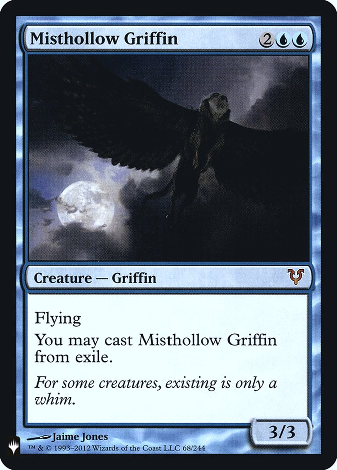 Misthollow Griffin [Mystery Booster] | Kessel Run Games Inc. 