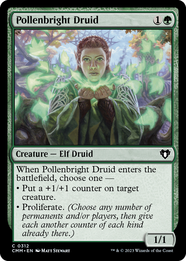 Pollenbright Druid [Commander Masters] | Kessel Run Games Inc. 