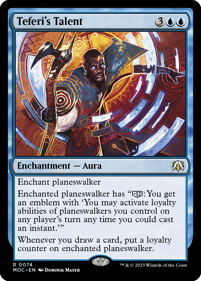 Teferi's Talent [March of the Machine Commander] | Kessel Run Games Inc. 