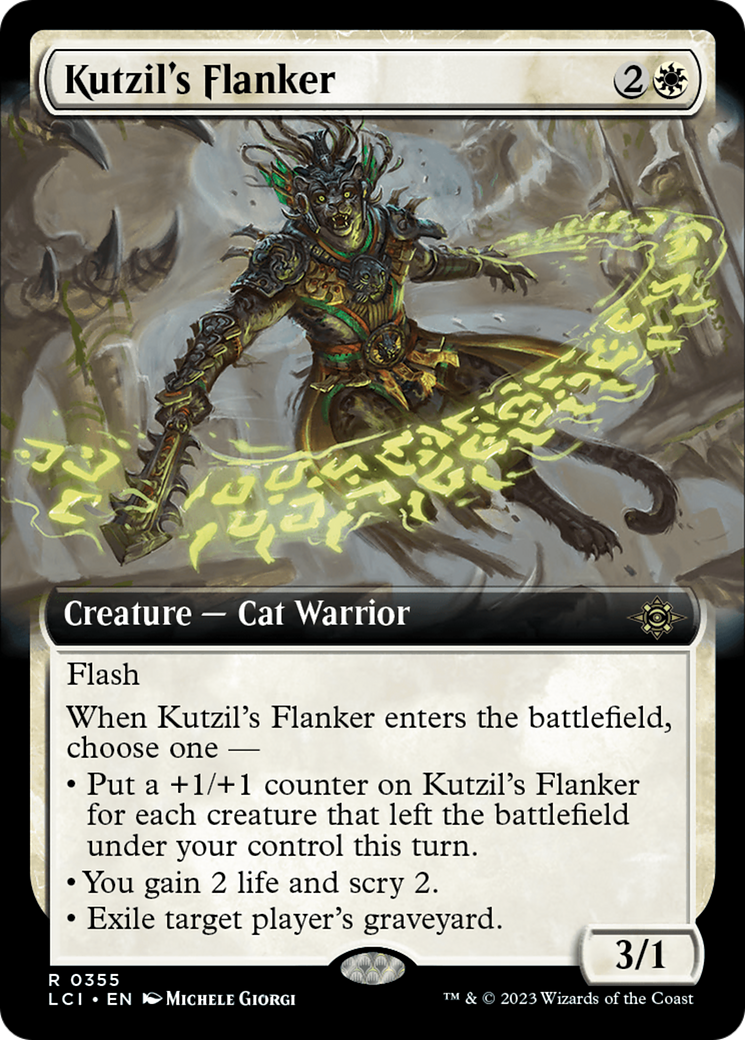 Kutzil's Flanker (Extended Art) [The Lost Caverns of Ixalan] | Kessel Run Games Inc. 