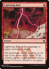 Lightning Bolt (141/249) [The List] | Kessel Run Games Inc. 